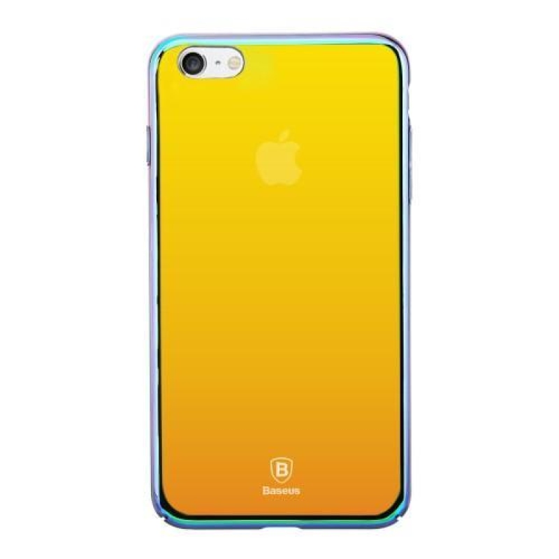Grad plastový lesklý obal na iPhone 6 Plus a iPhone 6s Plus - zlatý