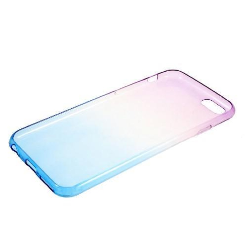 Gradient gelový obal na iPhone 6 Plus a 6s Plus - fialový/modrý