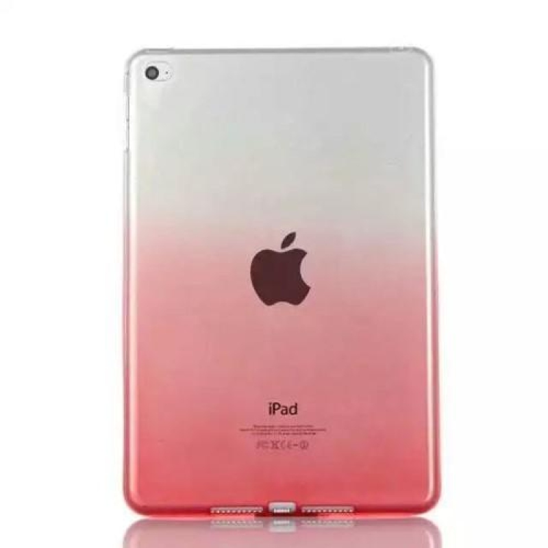 Gradient třpytivý gelový obal na iPad mini 4 - červený
