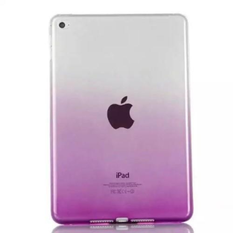 Gradient třpytivý gelový obal na iPad mini 4 - fialový