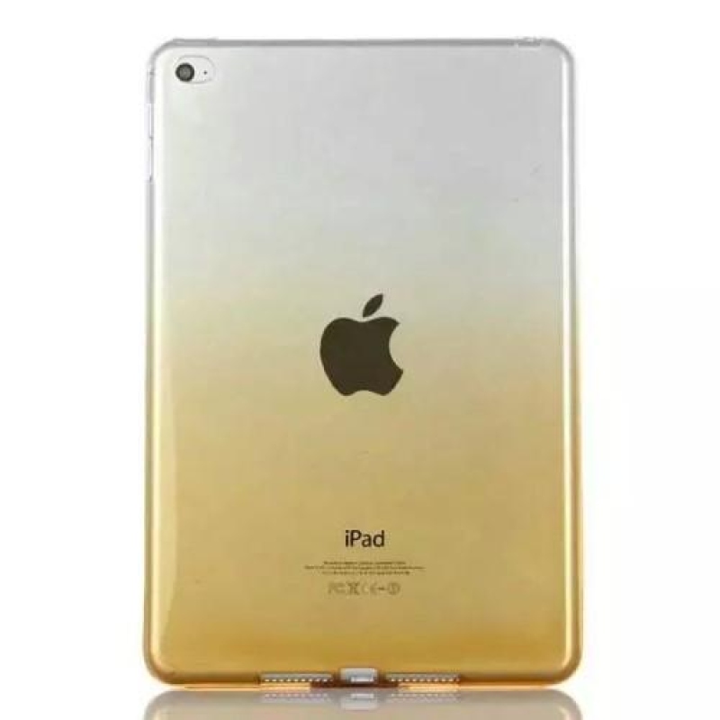 Gradient třpytivý gelový obal na iPad mini 4 - žlutý