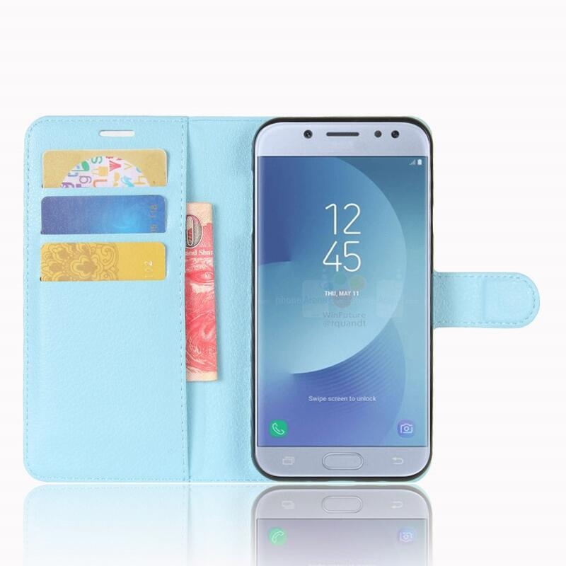 Grain knížkové pouzdro na mobil Samsung Galaxy J3 (2017) - modré