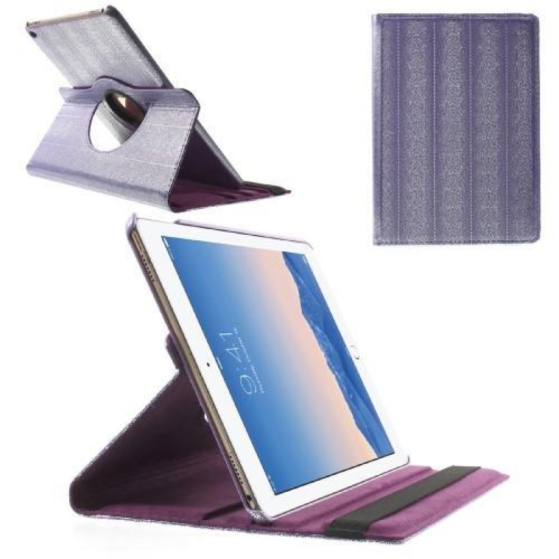 Grany PU kožené pouzdro na iPad Air 2 - fialové