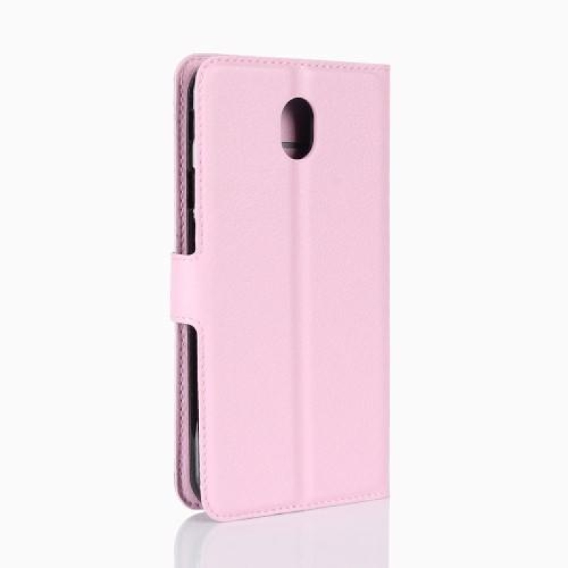 Grianes PU kožené pouzdro na Samsung Galaxy J5 (2017) - růžové