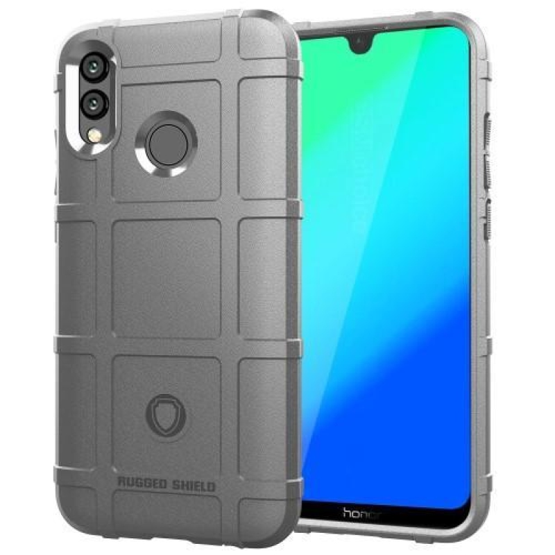 Grid silikonový obal na mobil Honor 10 Lite a Huawei P Smart (2019) - šedý