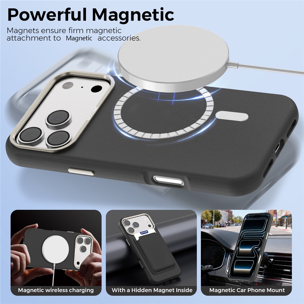 Griddy odolný kryt s MagSafe na iPhone 18 Pro Max - černý