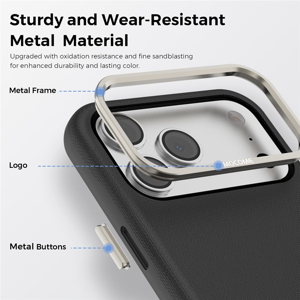 Griddy odolný kryt s MagSafe na iPhone 18 Pro Max - černý