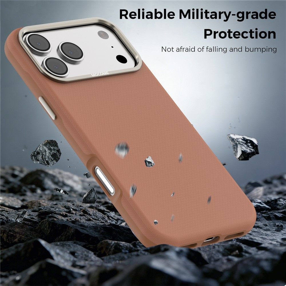 Griddy odolný kryt s MagSafe na iPhone 18 Pro Max - hnědý