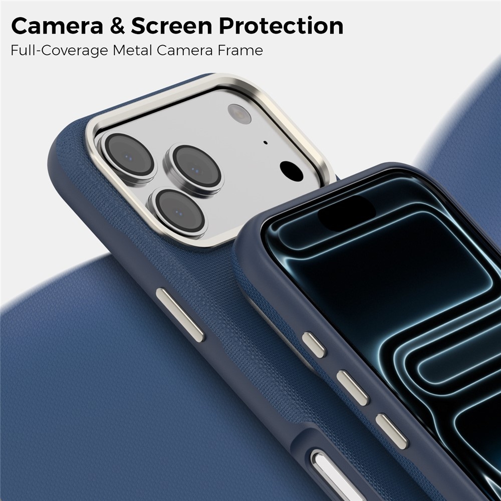 Griddy odolný kryt s MagSafe na iPhone 18 Pro Max - modrý