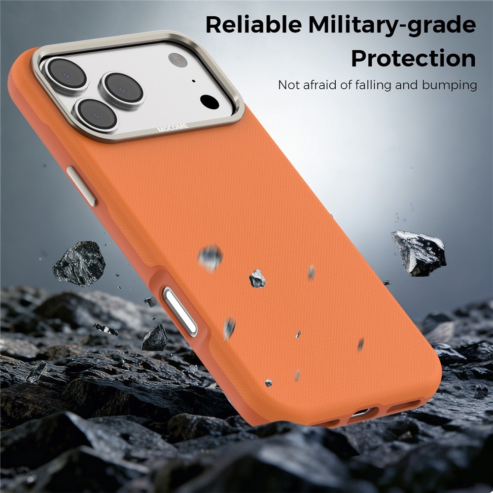 Griddy odolný kryt s MagSafe na iPhone 18 Pro Max - oranžový
