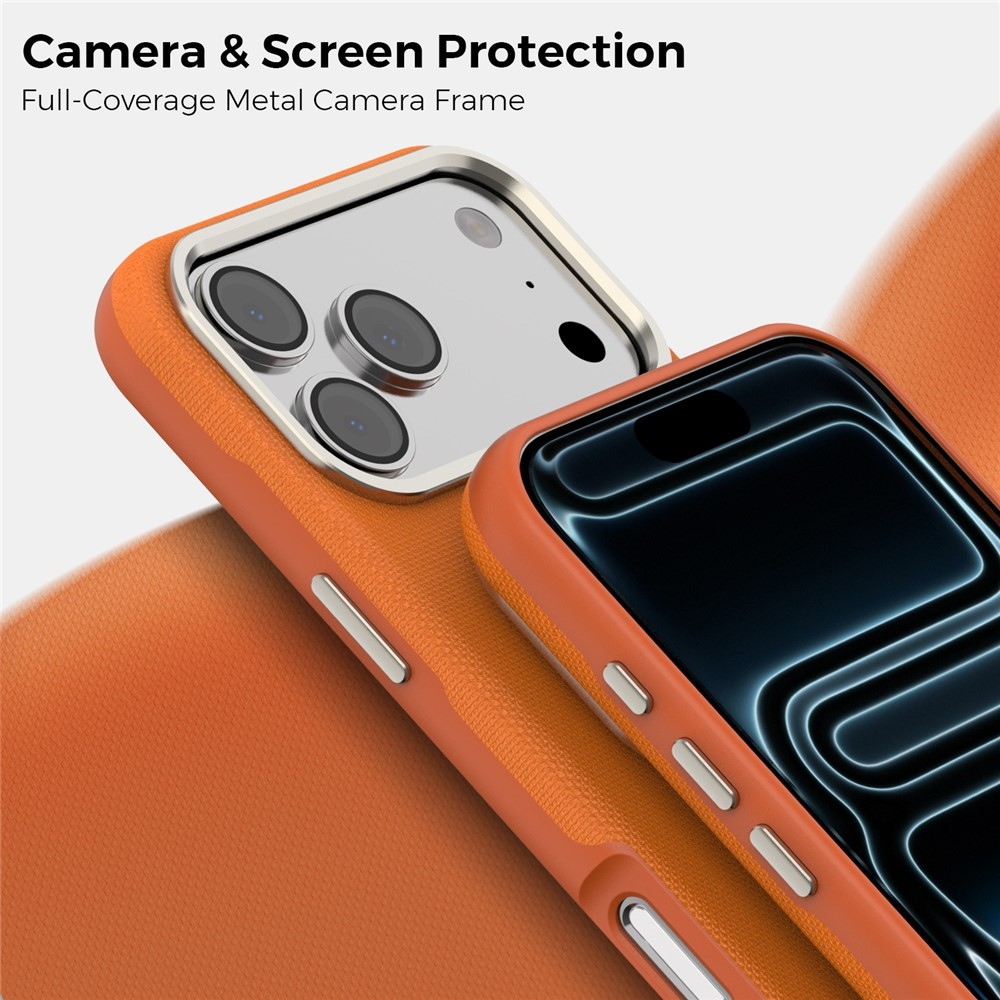 Griddy odolný kryt s MagSafe na iPhone 18 Pro Max - oranžový