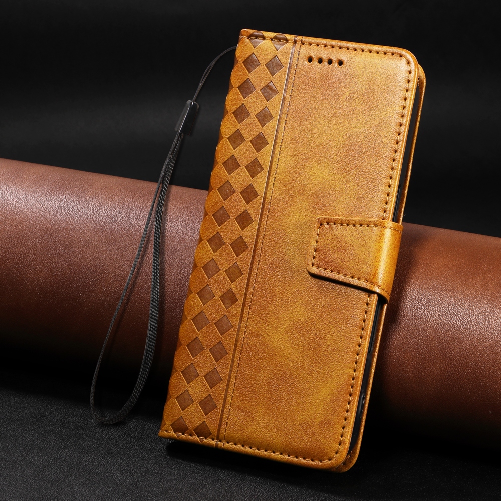 Gridy knížkové pouzdro na Samsung Galaxy S26/S26 Pro - žluté