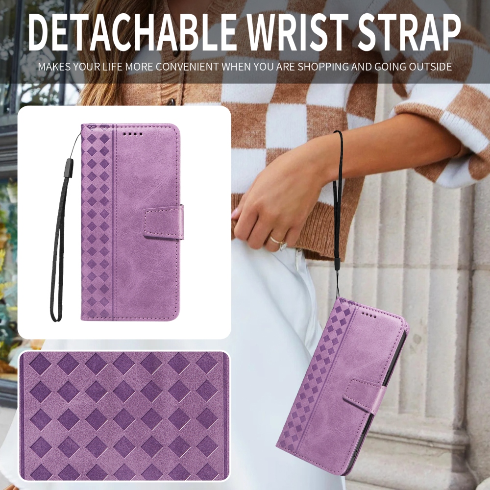 Gridy knížkové pouzdro na Samsung Galaxy S26 Ultra - fialové