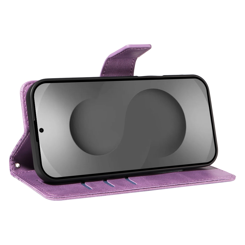 Gridy knížkové pouzdro na Samsung Galaxy S26 Ultra - fialové