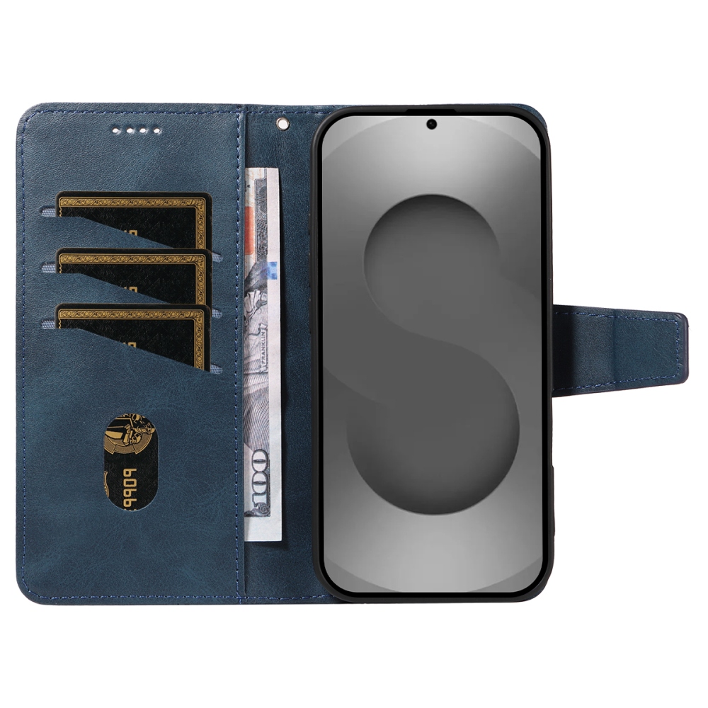 Gridy knížkové pouzdro na Samsung Galaxy S26 Ultra - modré