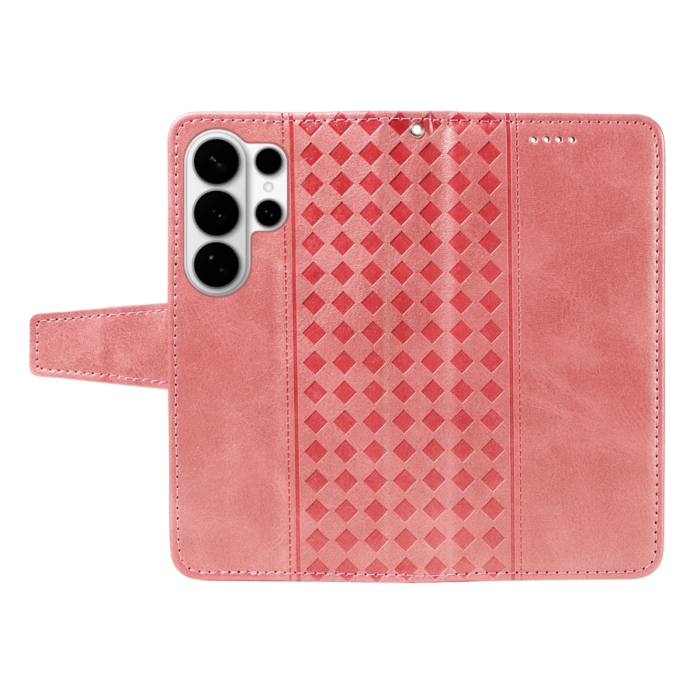 Gridy knížkové pouzdro na Samsung Galaxy S26 Ultra - růžovozlaté