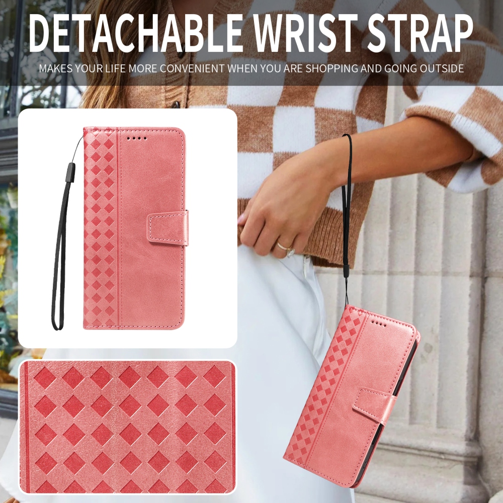 Gridy knížkové pouzdro na Samsung Galaxy S26 Ultra - růžovozlaté