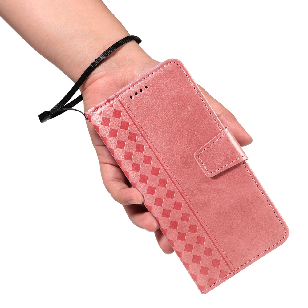 Gridy knížkové pouzdro na Samsung Galaxy S26 Ultra - růžovozlaté