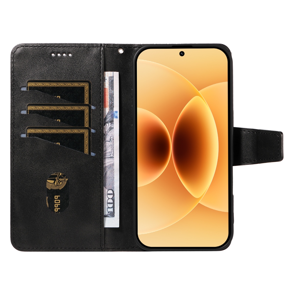 Gridy knížkové pouzdro na Xiaomi 17 - černé