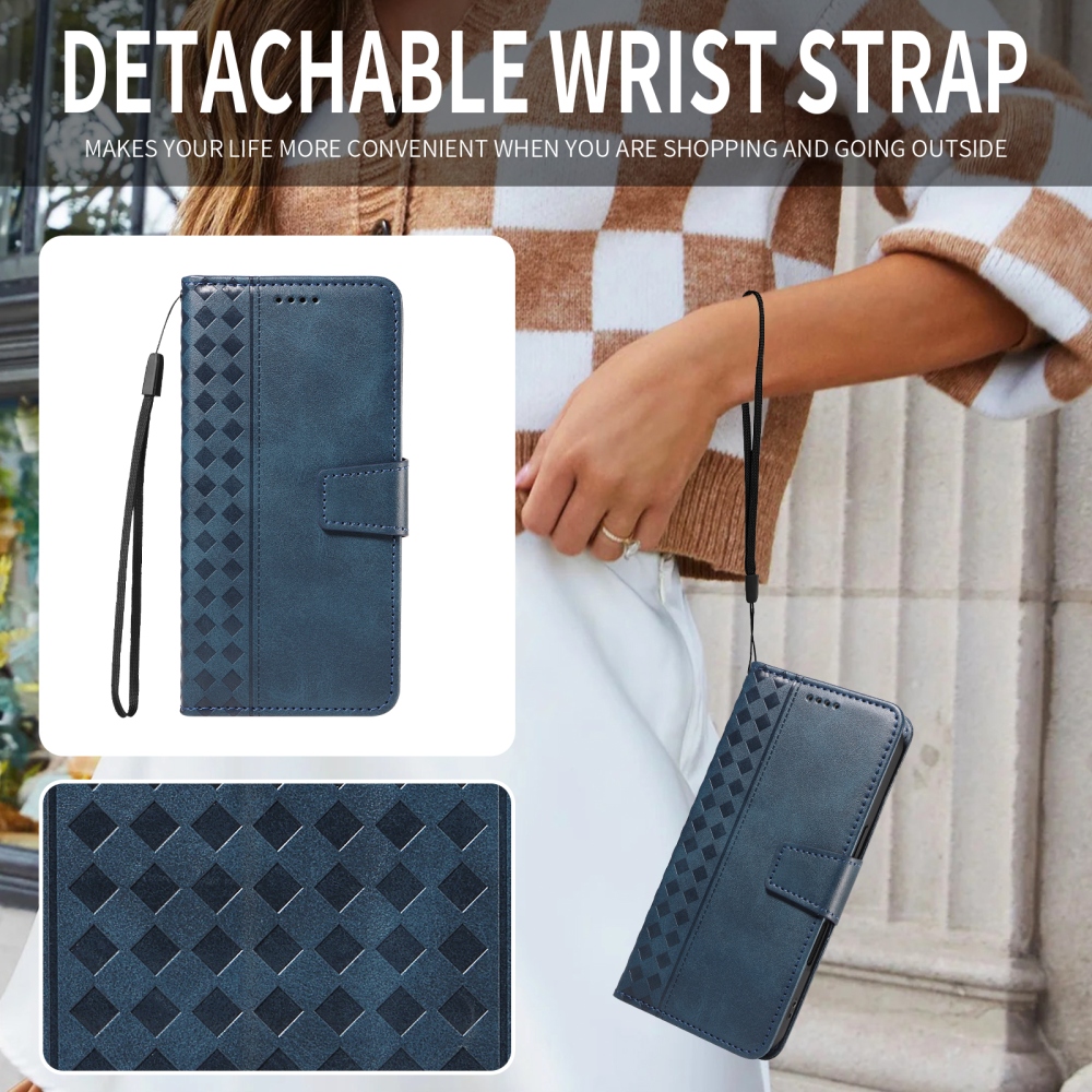 Gridy knížkové pouzdro na Xiaomi 17 - modré