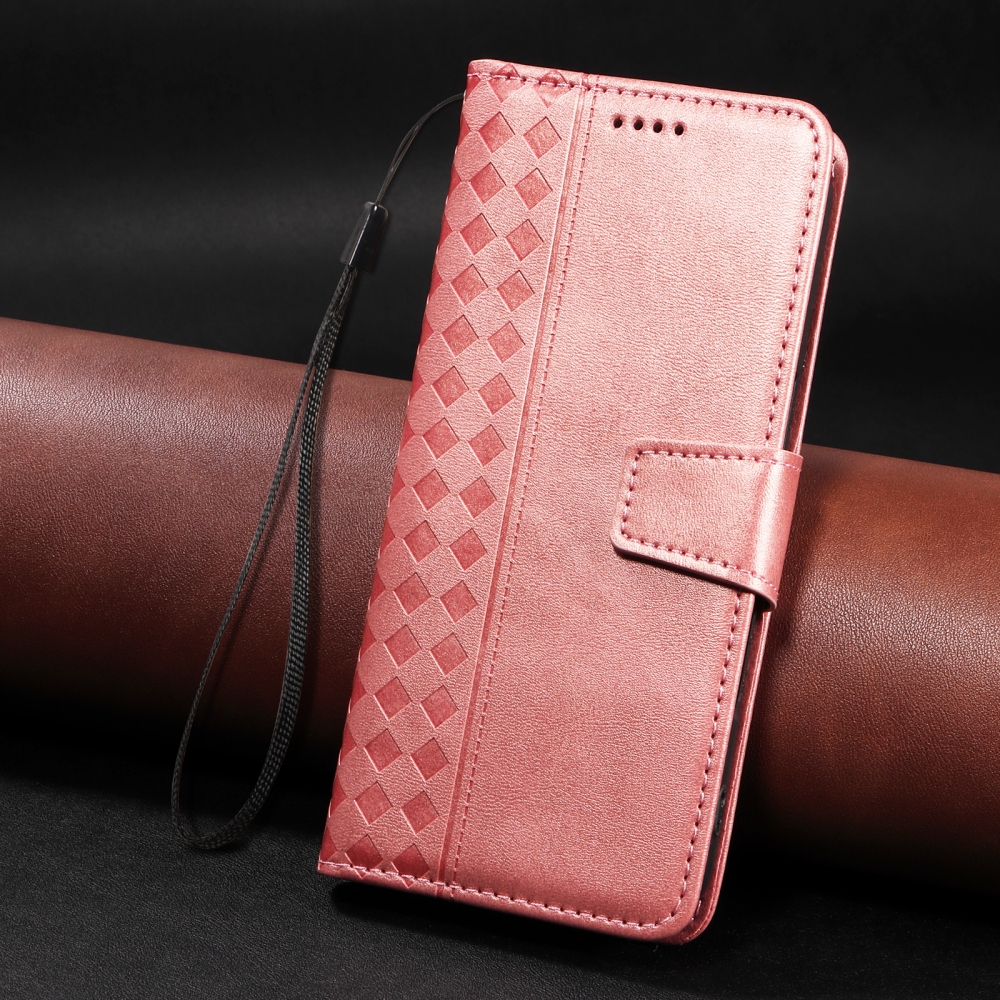 Gridy knížkové pouzdro na Xiaomi 17 - růžovozlaté