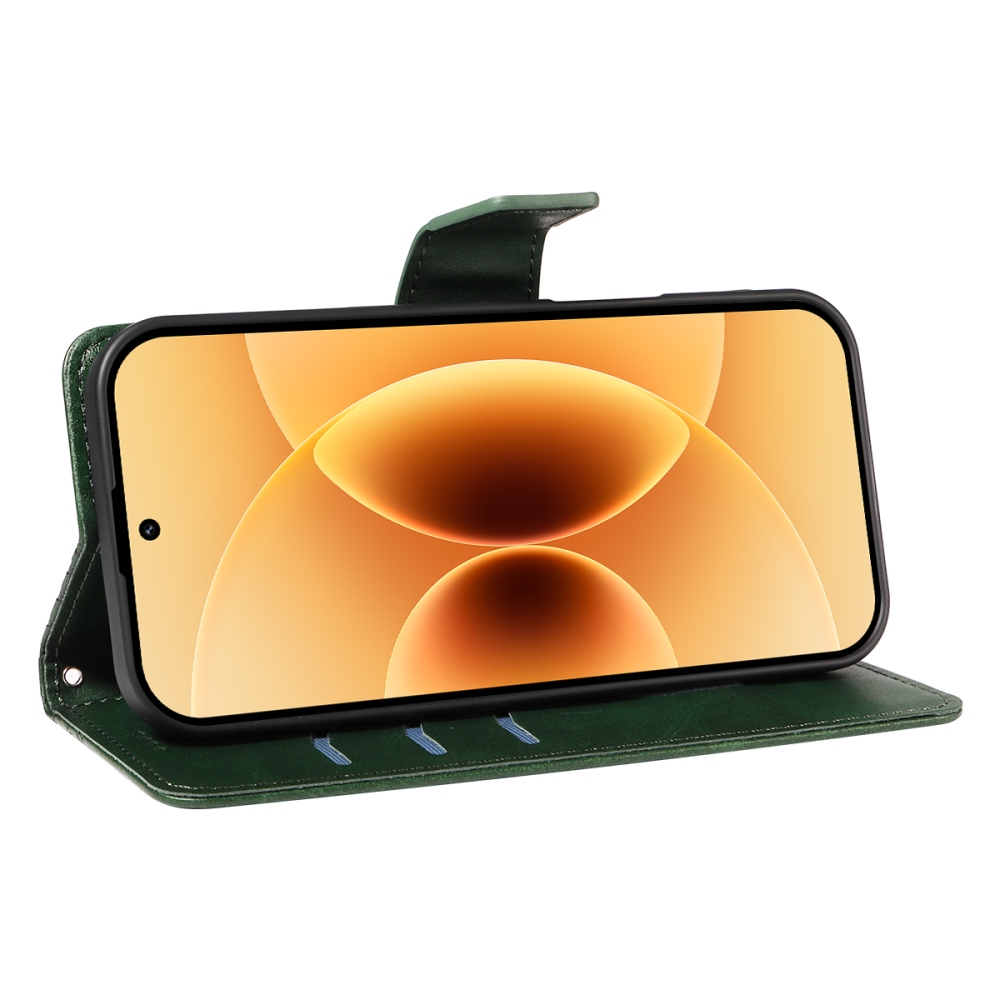 Gridy knížkové pouzdro na Xiaomi 17 - zelené