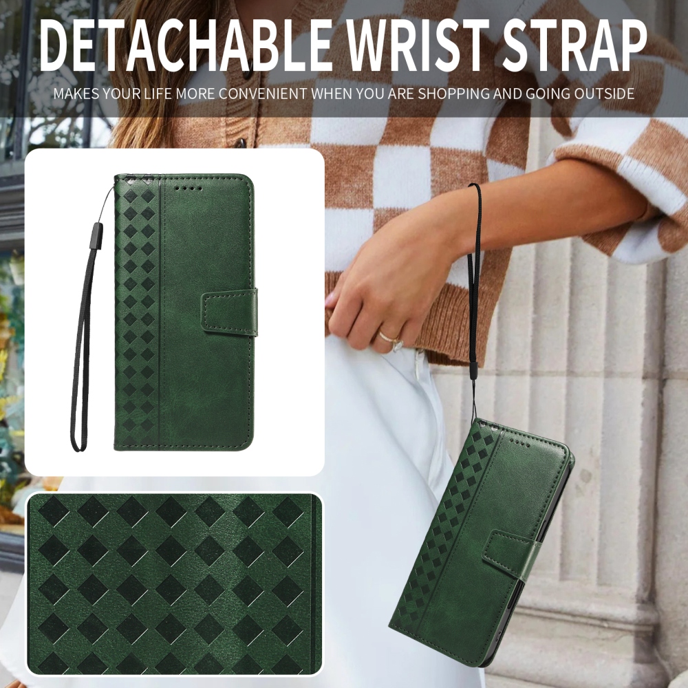 Gridy knížkové pouzdro na Xiaomi 17 - zelené