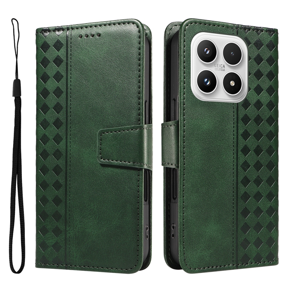 Gridy knížkové pouzdro na Xiaomi 17 - zelené