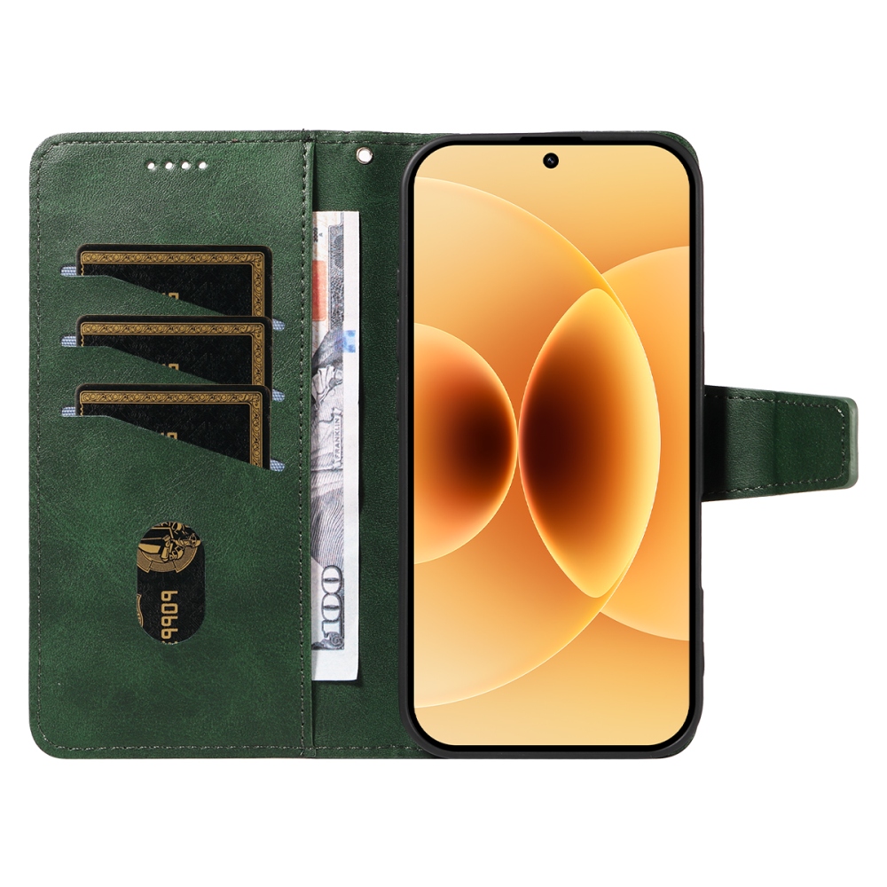 Gridy knížkové pouzdro na Xiaomi 17 - zelené