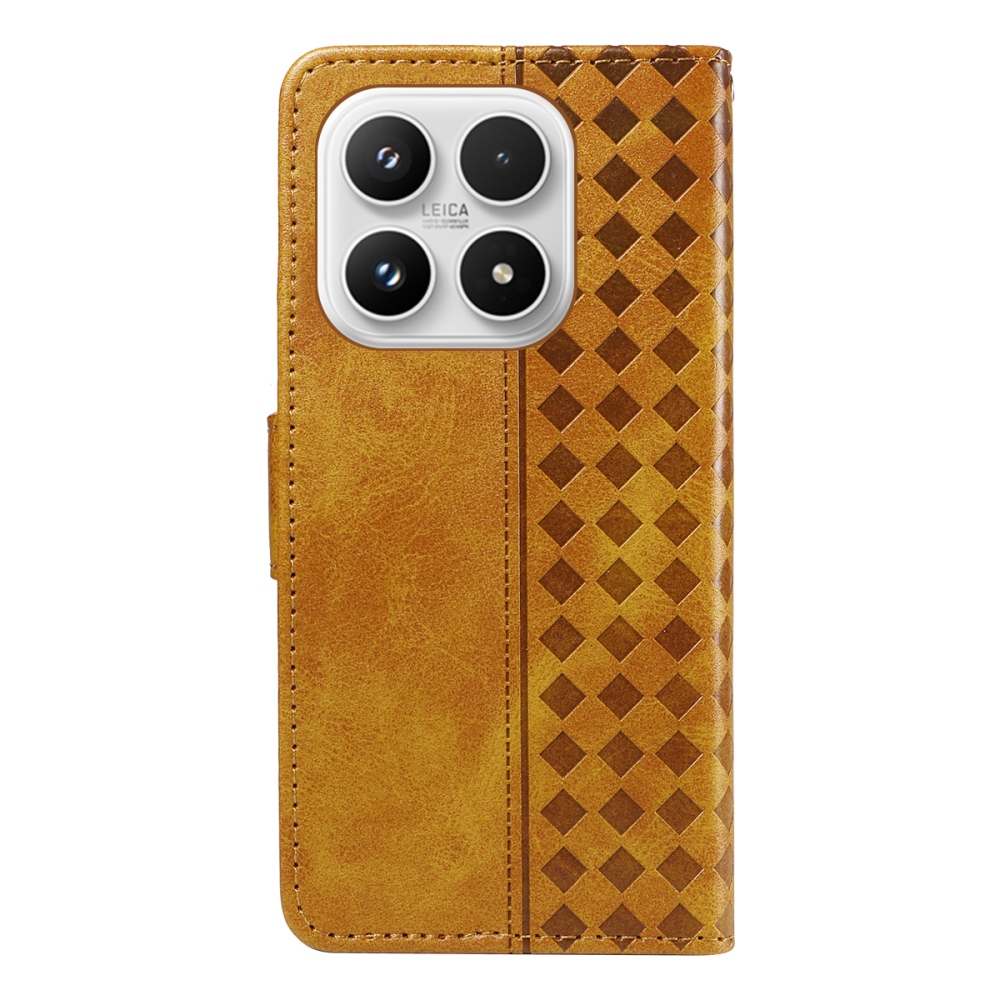 Gridy knížkové pouzdro na Xiaomi 17 - žluté