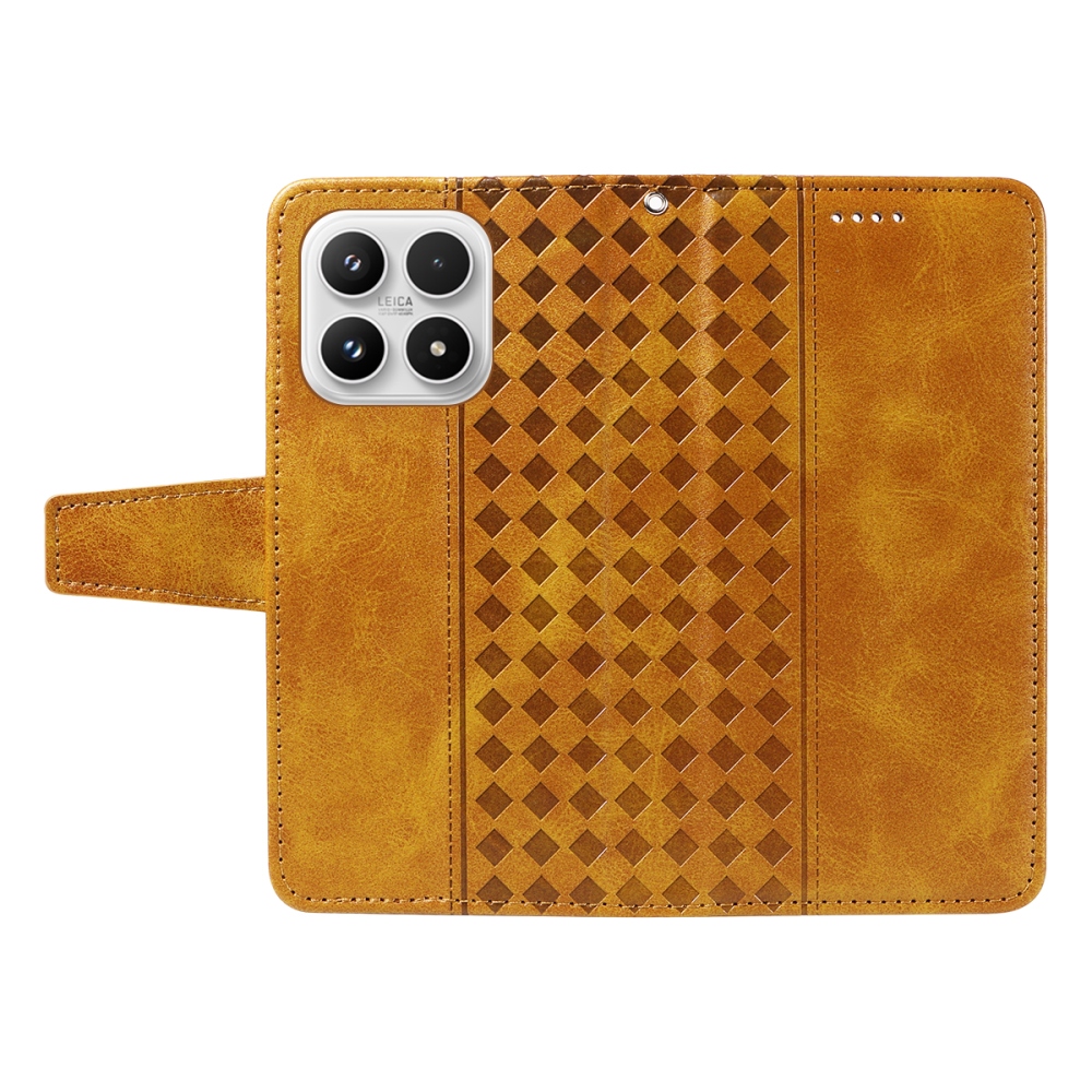 Gridy knížkové pouzdro na Xiaomi 17 - žluté