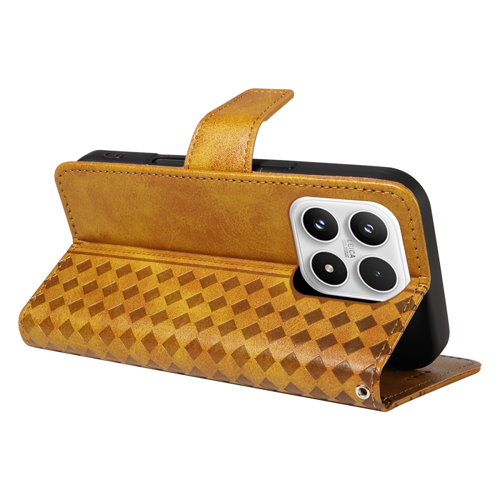 Gridy knížkové pouzdro na Xiaomi 17 - žluté