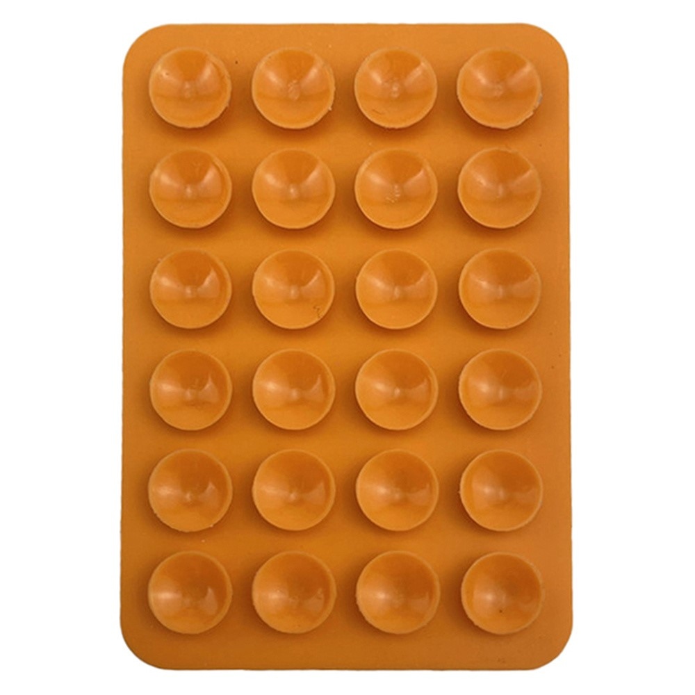 Grips nalepovací držák s přísavkami pro mobilní telefony - oranžový