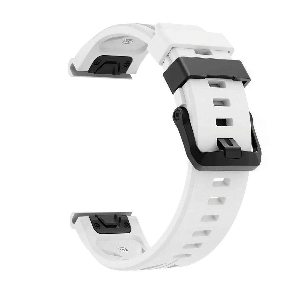 Groove silikonový řemínek 22mm na Garmin Fenix 8 Pro 47mm/Fenix 8 47mm - bílý