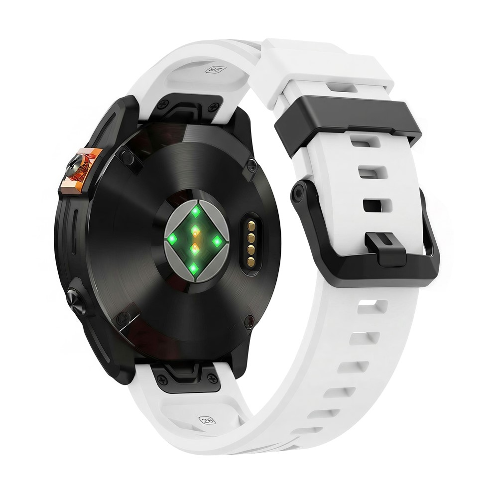 Groove silikonový řemínek 22mm na Garmin Fenix 8 Pro 47mm/Fenix 8 47mm - bílý