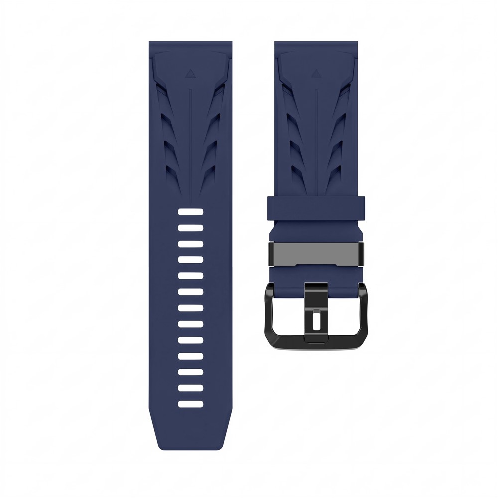 Groove silikonový řemínek 22mm na Garmin Fenix 8 Pro 47mm/Fenix 8 47mm - modrý