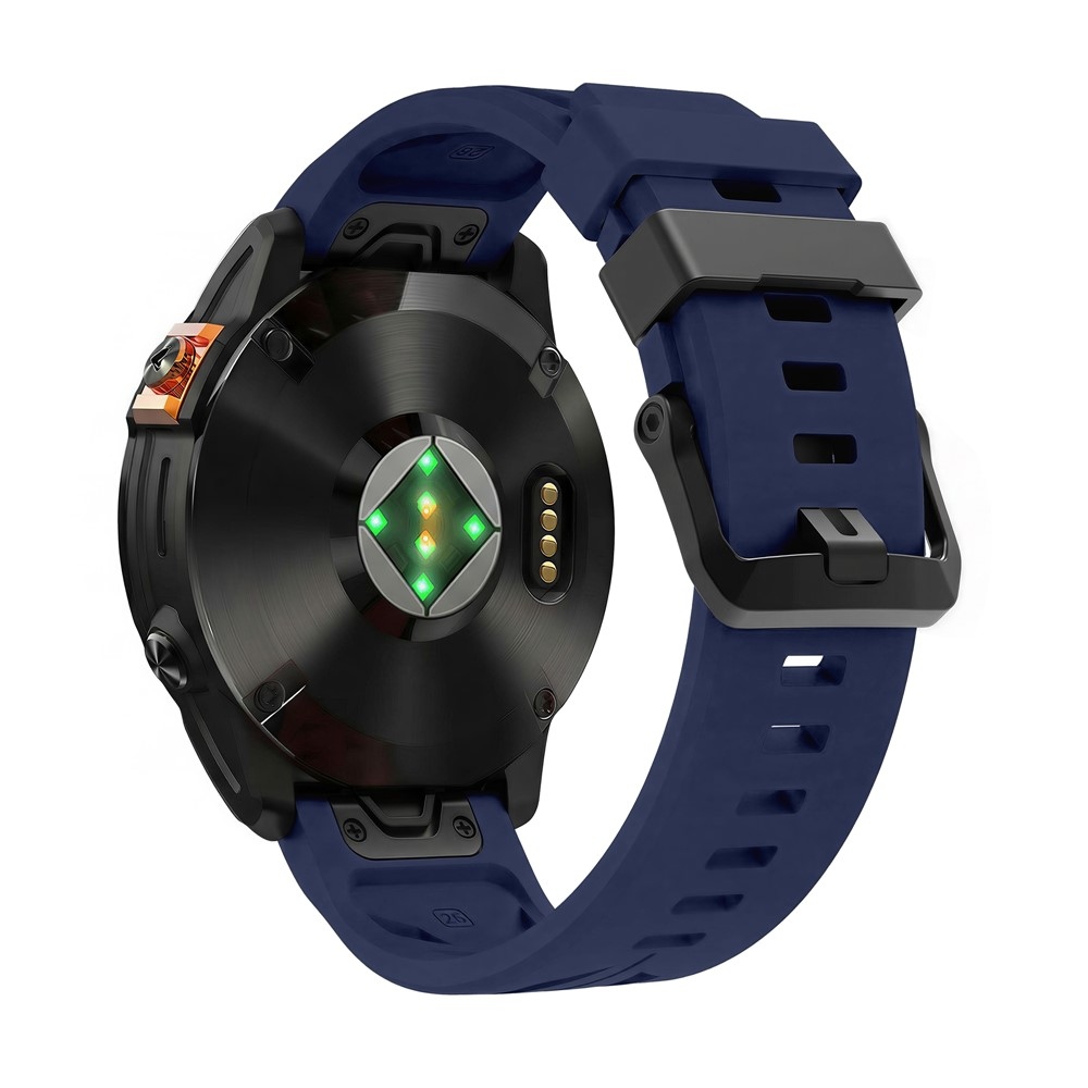 Groove silikonový řemínek 22mm na Garmin Fenix 8 Pro 47mm/Fenix 8 47mm - modrý