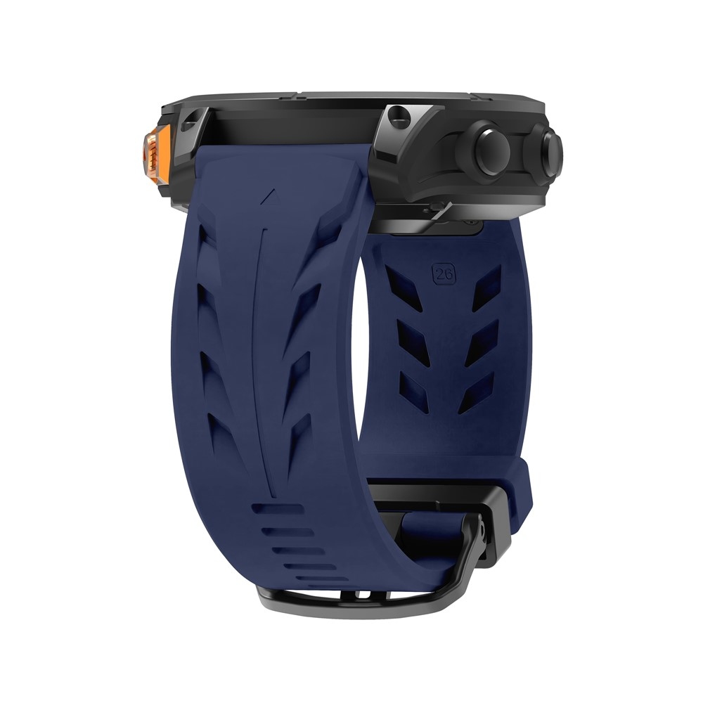 Groove silikonový řemínek 22mm na Garmin Fenix 8 Pro 47mm/Fenix 8 47mm - modrý