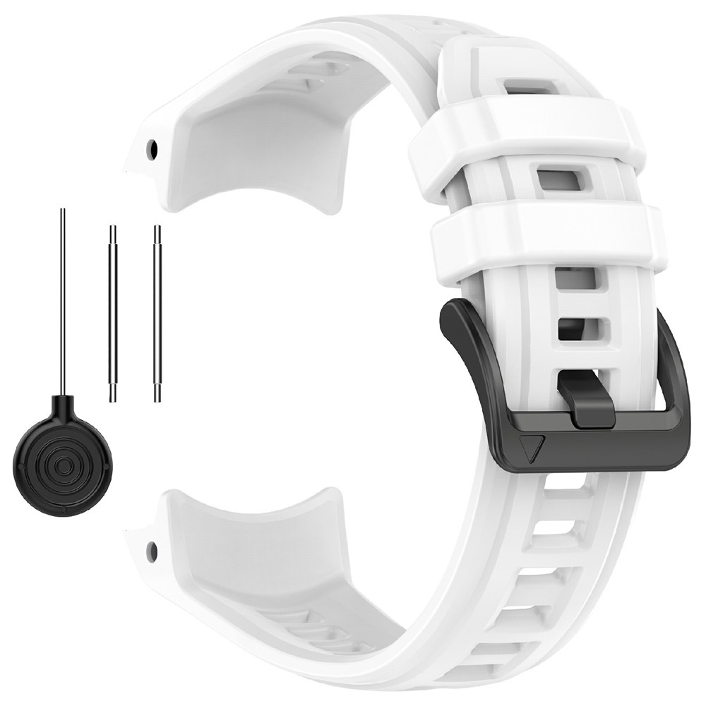 Groove silikonový řemínek na Garmin Instinct 3 45mm/3 Solar 45mm  - bílý