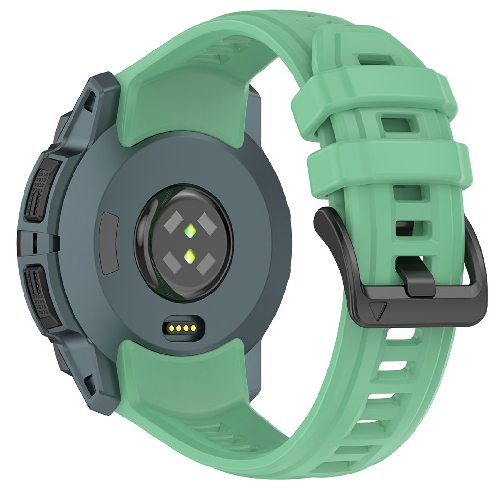 Groove silikonový řemínek na Garmin Instinct 3 45mm/3 Solar 45mm  - zelený