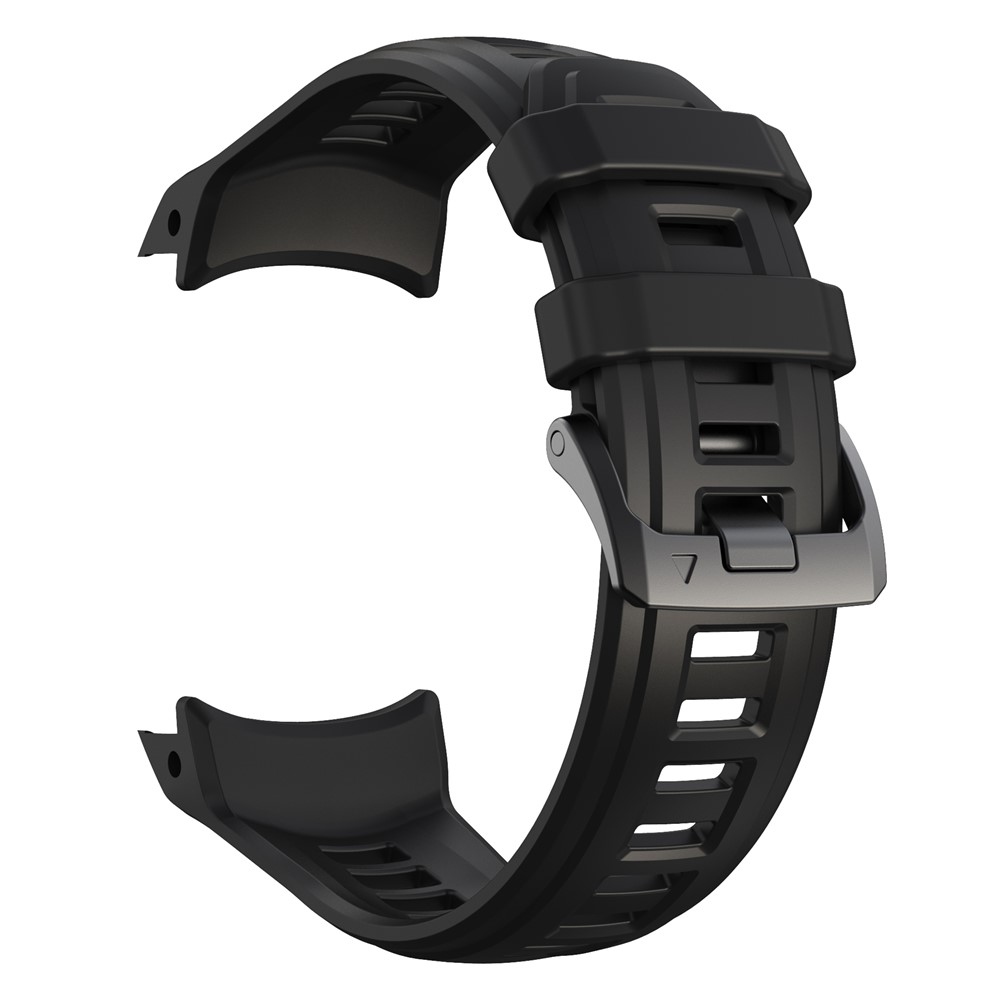 Groove silikonový řemínek na Garmin Instinct 3 50mm/3 Solar 50mm  - černý