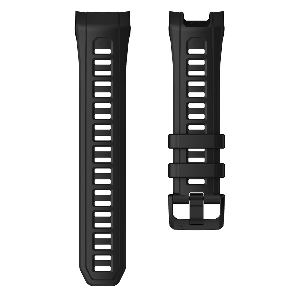 Groove silikonový řemínek na Garmin Instinct 3 50mm/3 Solar 50mm  - černý