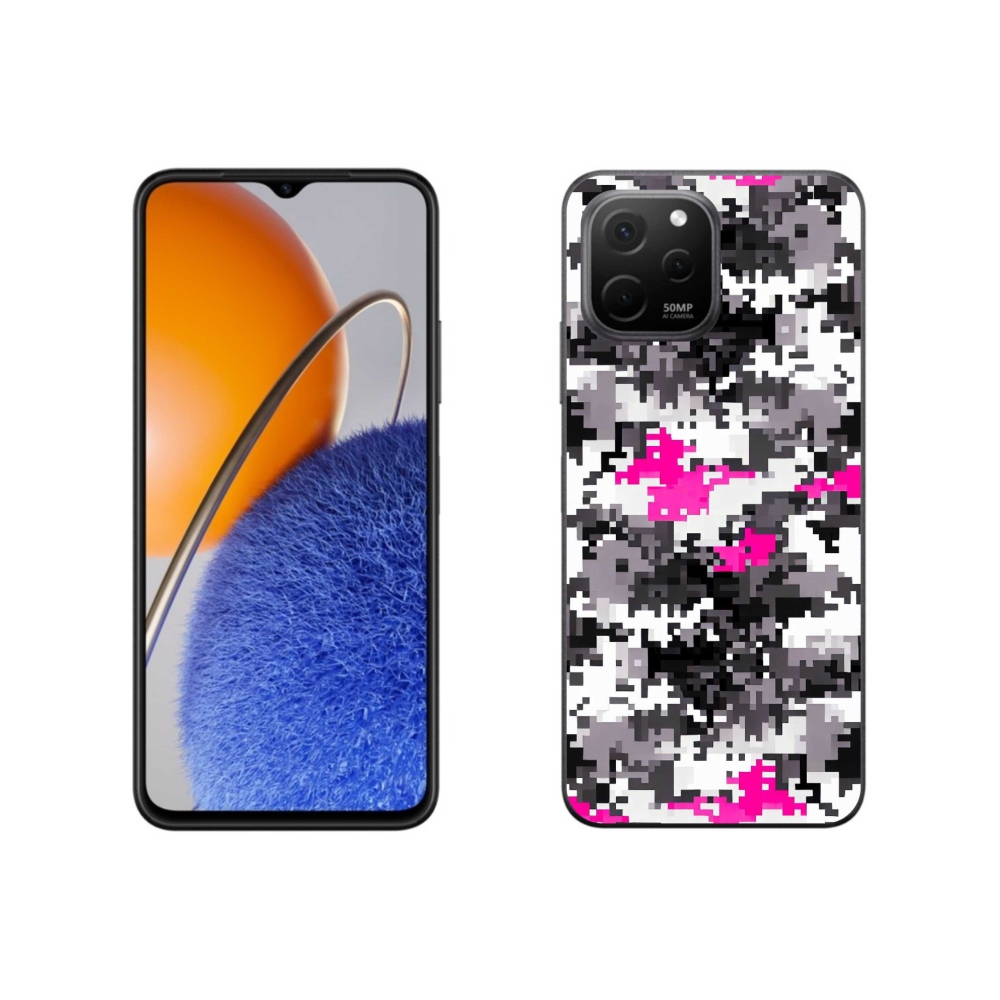Gelový kryt mmCase na Huawei Nova Y61 - maskáčový vzor 4