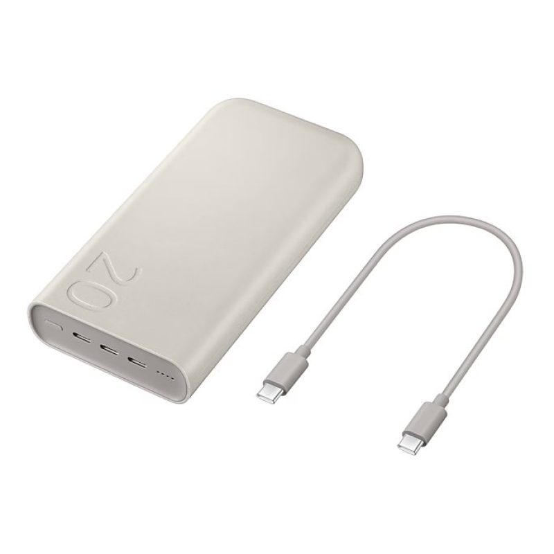 EB-P4520XUE Samsung Powerbanka 3x USB-C 45W 20000mAh Beige