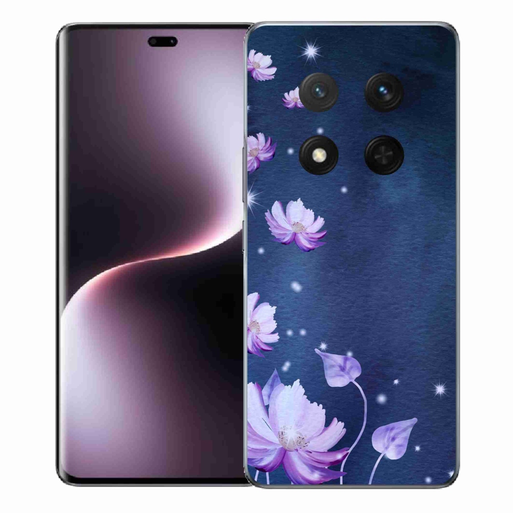 Gelový kryt mmCase na Honor Magic 7 Lite 5G - padající květy