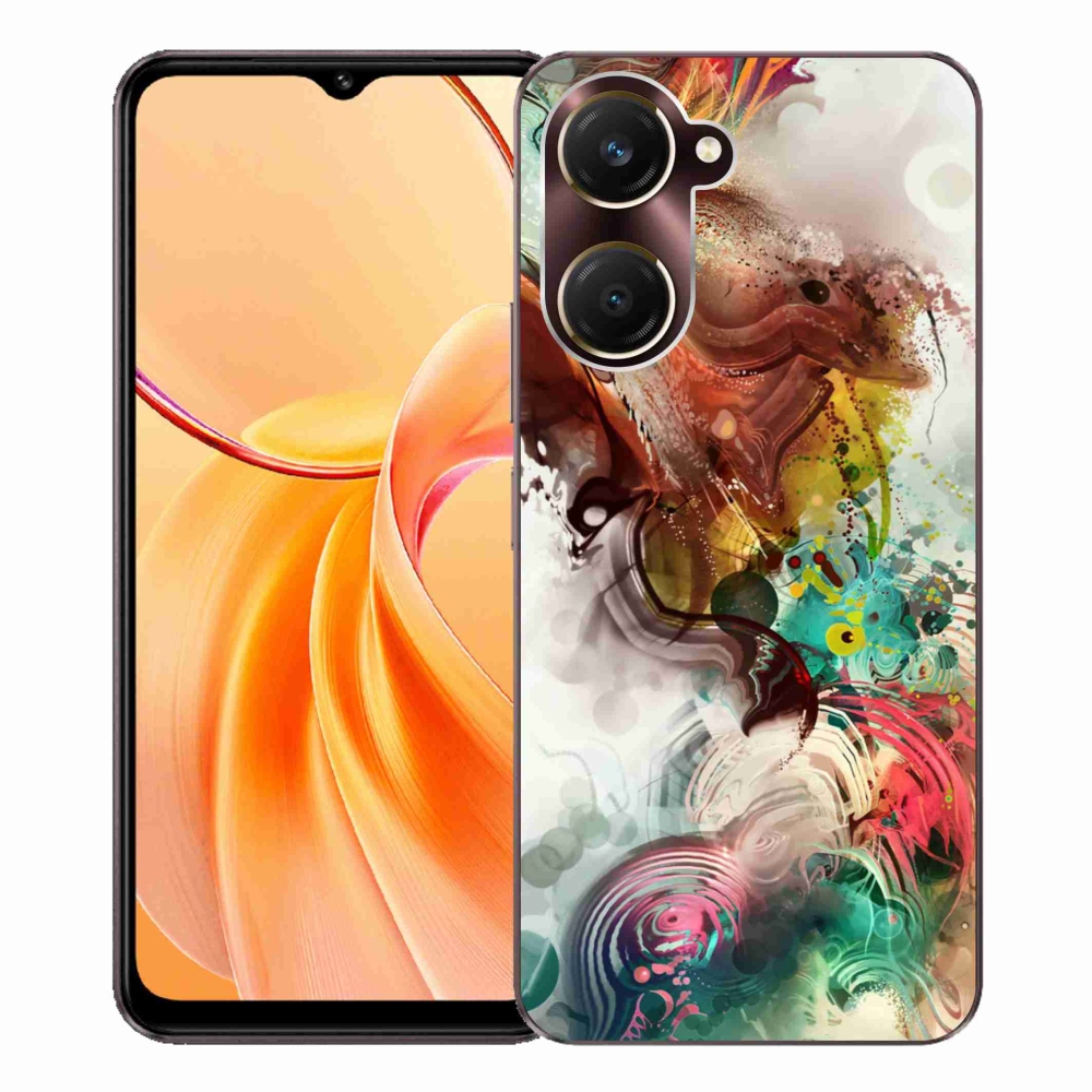 Gelový kryt mmCase na Vivo Y28s 5G - abstrakt 1