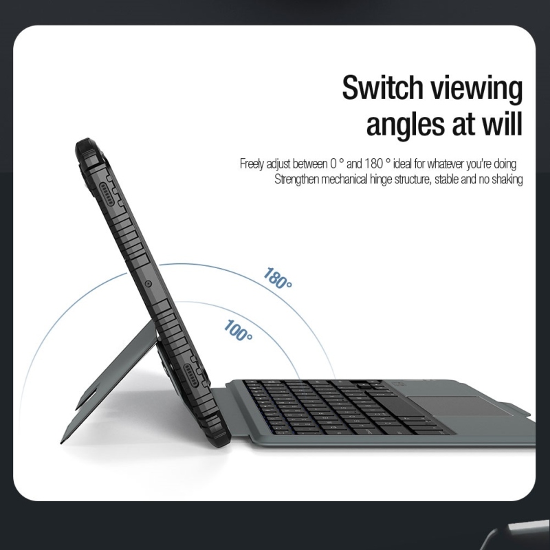 Nillkin Bumper Combo Keyboard Case (Backlit Version) pro Samsung Tab S9 Black