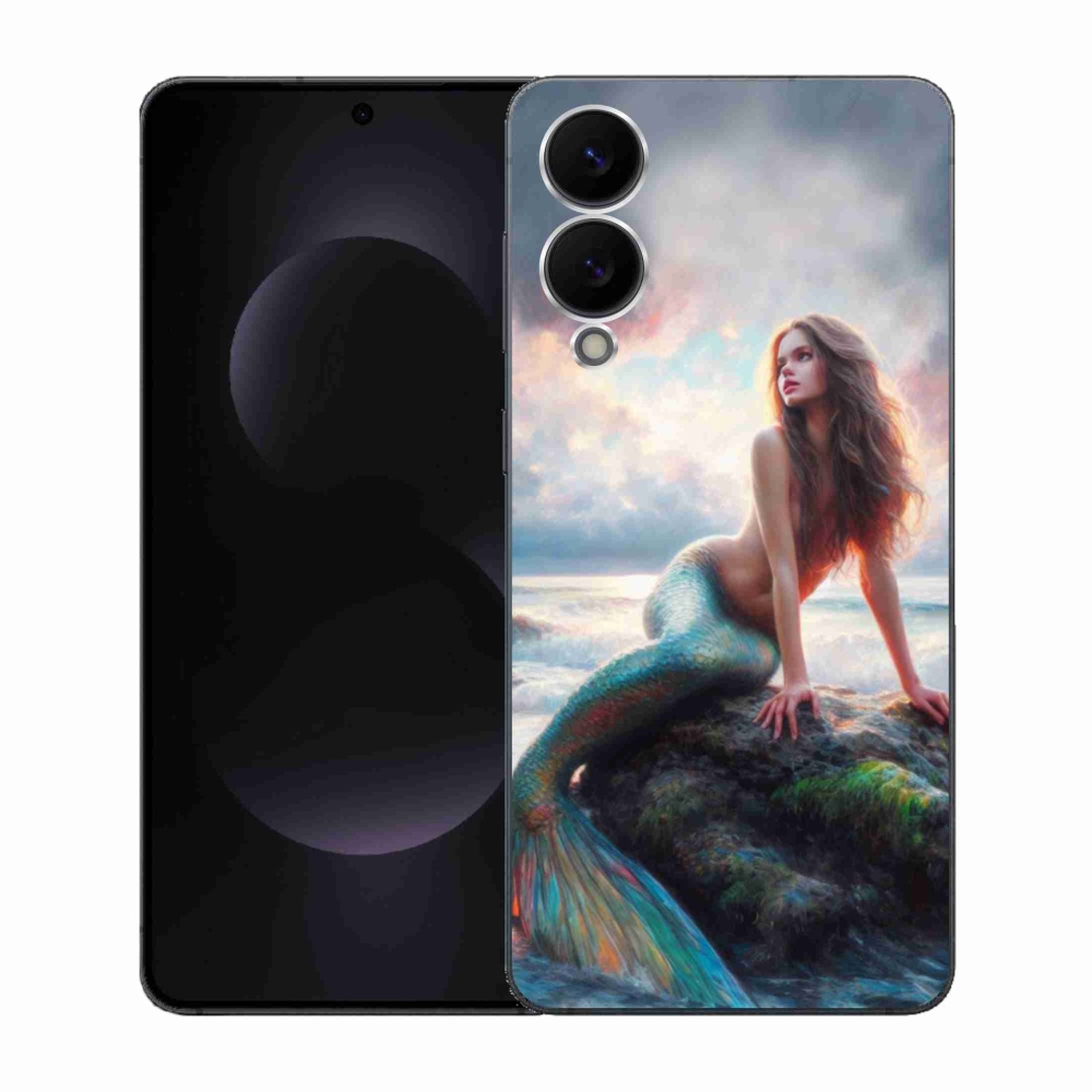 Gelový kryt mmCase na Samsung Galaxy S25 Edge - mořská panna
