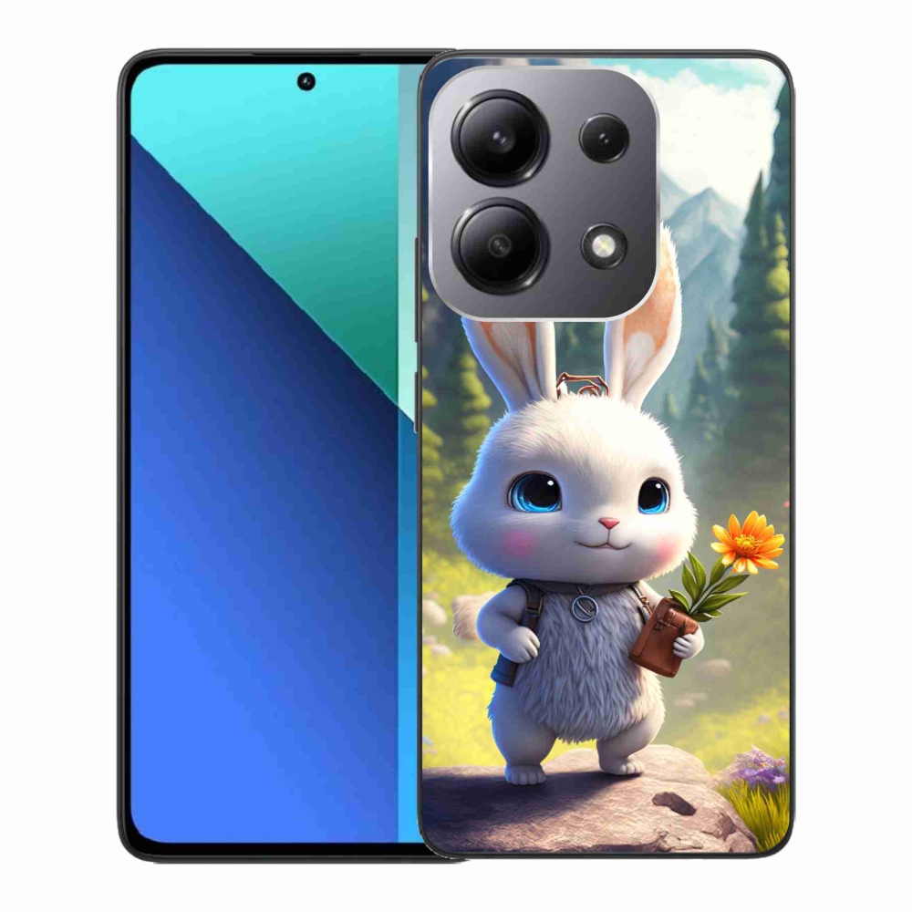 Gelový kryt mmCase na Xiaomi Redmi Note 13 - roztomilý králíček