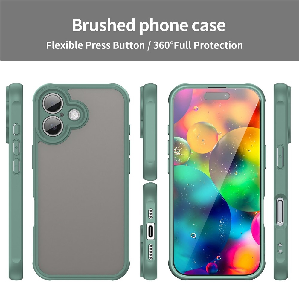 Proof gelový obal s pevnými zády na iPhone 17 - zelený